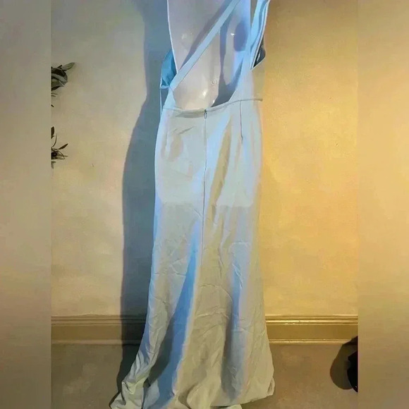 IEENA for Mac Duggal One Shoulder Jersey Mermaid Gown Size 0 NWT - Picture 5 of 9